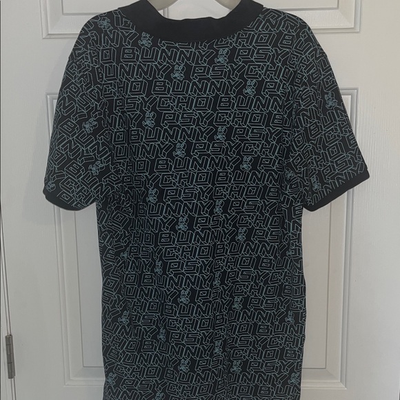 Psycho Bunny dark blue- with blue Patterned Polo - Picture 4 of 4